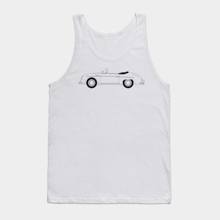 356 Speedster Black Outline Tank Top